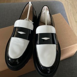 New Stuart Weitzman Color Block Parker Loafers